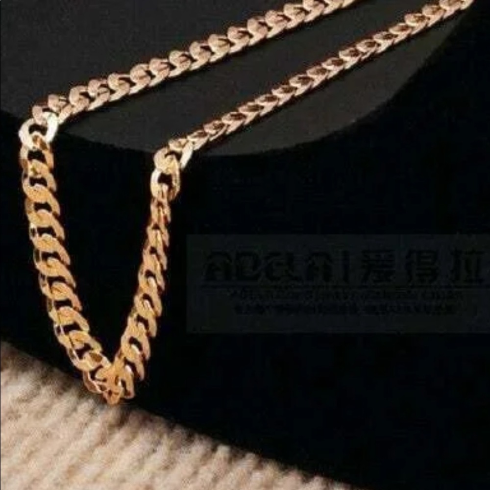 New Luxury 14k Gold Filled Men’s Italian Necklace